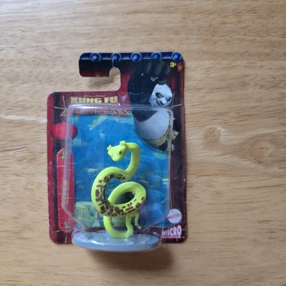 Kung Fu Panda Master Viper Mini Figure Mattel Micro Collection New Sealed