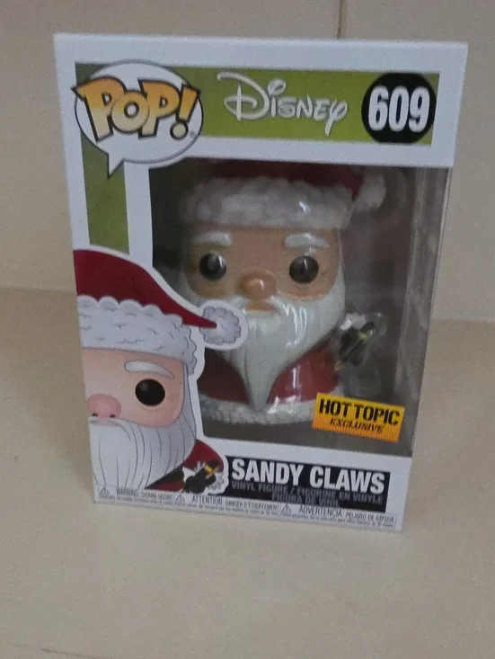 Funko Pop! Disney Sandy Claws #609 - Red, White, Black, Green