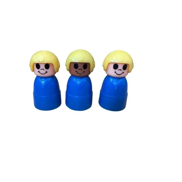 Vintage 1970s Tony Toys rolling‎ people
