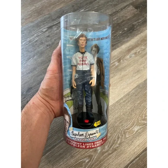 Kamhi World Napoleon Dynamite Talking Doll Blue Vote For Pedro Figure
