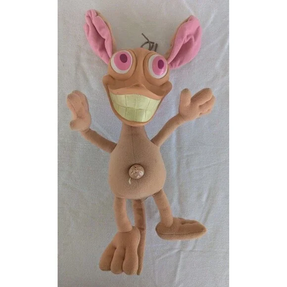 1992 Talking Ren Hoek Plush Doll by Mattel (FAST TALKING) Ren & Stimpy Show