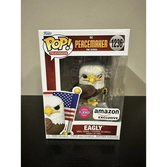 Funko‎ Pop! Vinyl: DC Peacemaker Eagly (Flocked) - Amazon (Exclusive) #1236
