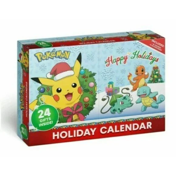 Pokemon Holiday Christmas Countdown Advent Calendar New Sealed On Hand Fast Ship
