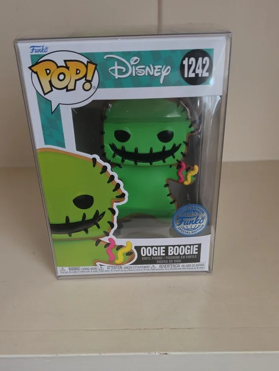Funko Oogie Boogie Vinyl Figure - Bright Green with Pink & Yellow Worms