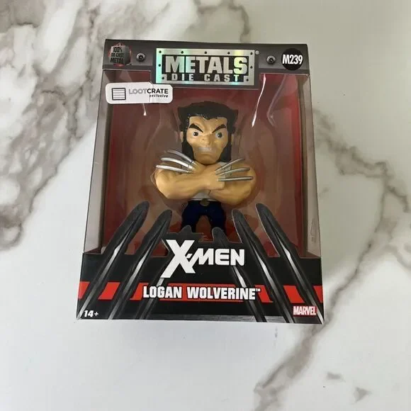 Loot Crate X-Men Logan Wolverine Marvel M239 Die-Cast Metal Collectible Figure
