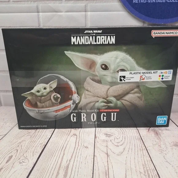 Grogu 1:4 Scale Model Kit Star Wars Baby Yoda The Child Bandai Hobby, NIB