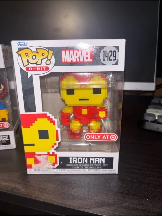 Funko 8-Bit Iron Man Pop! Vinyl - Yellow & Red