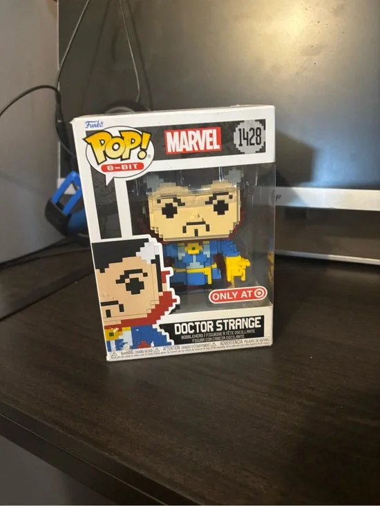 Funko 8-Bit Doctor Strange Pop! Figure - Blue & Yellow