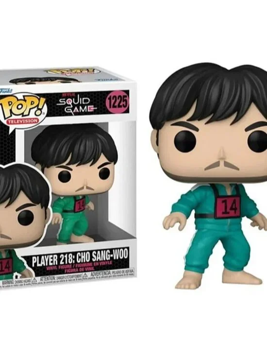 Funko Pop! Squid Game #1225 Cho Sang-Woo Player 218 Vinyl Figure NEW IN BOX