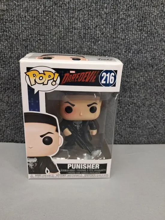 Funko Pop Punisher 216 Marvel Daredevil Vinyl Figure Bobble Head