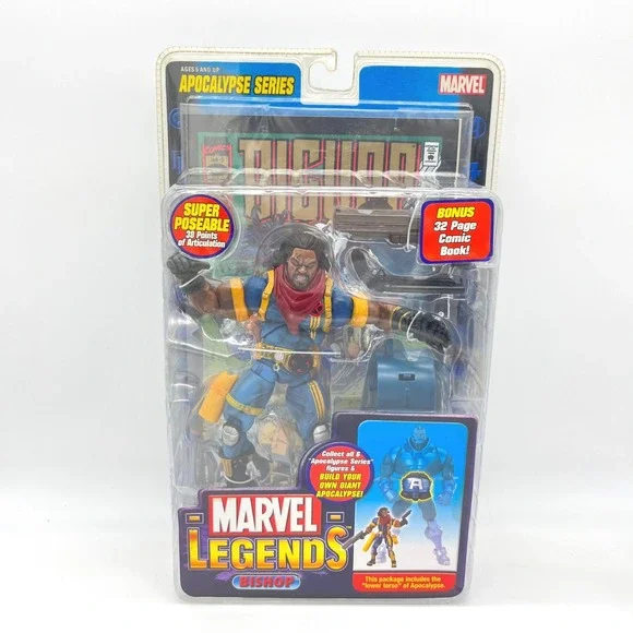 Marvel Legends Bishop Apocalypse Series Toy Biz Action Figure with Comic BAF