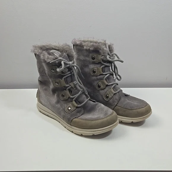 Sorel Explorer Joan Women's Gray Boot