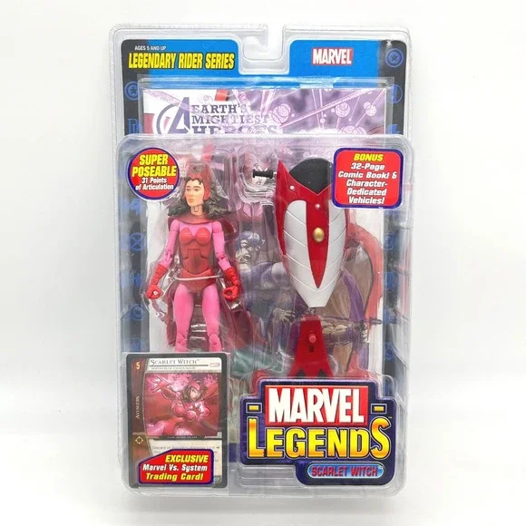 Marvel Legends Scarlet Witch Legendary Rider Series Toy Biz Action Figure 71163
