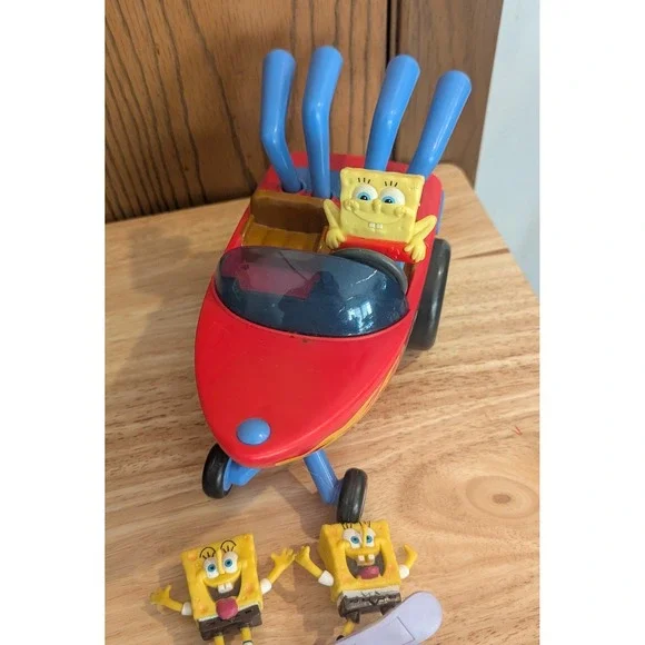 Imaginext SpongeBob Squarepants Speedboat w/ 3 Figures Nickelodeon