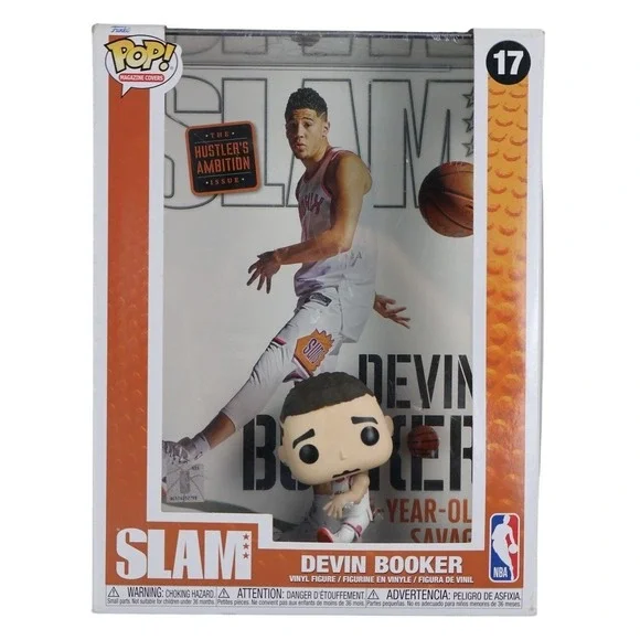 Funko Pop Devin Booker #17 SLAM Magazine‎ Covers Orange Standard Vinyl Figure