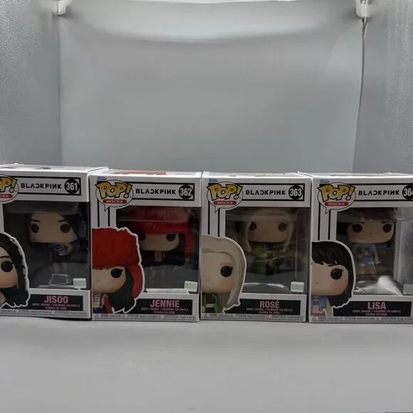 Funko Pop! BlackPink Shut DownComplete Set Of 4 NIB 361-364
