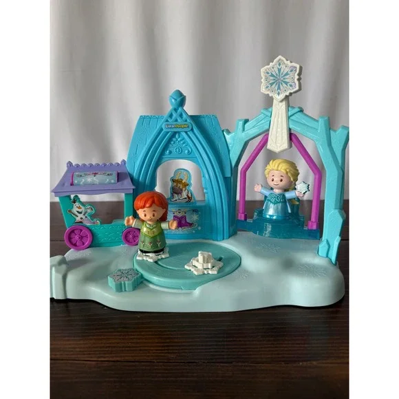 Fisher-Price Little People Disney‎ Frozen Elsa Anna Ice Palace Playset GPB34