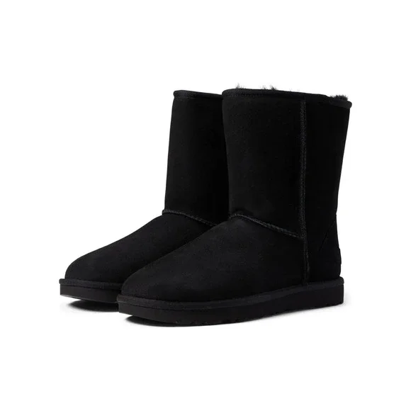 UGG Classic Short II Women's Size 5 Shearling Winter‎ Boots Black