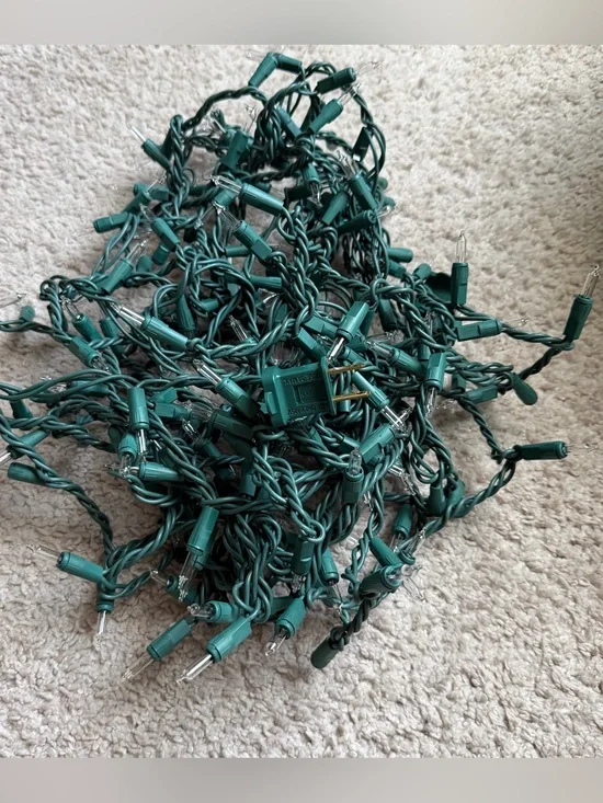 Green Mini Incandescent String Lights - Unbranded