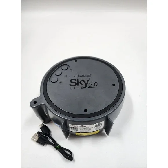 BlissLights Sky Lite 2.0 Laser Galaxy Projector LED Nebula Cloud Star Light Gray