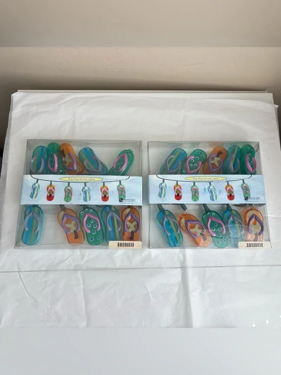 2Dennis East flip-flop string lights multicolor in&outdoor Decor New sealed read