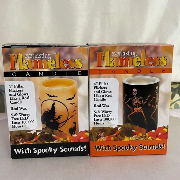 🔥SALE Flameless Halloween Candles set of 2