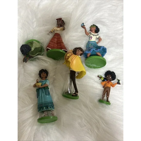 Encanto‎ Disney Lot Of 6 PVC Cake Topper Mini Figure Character Toys Bruno
