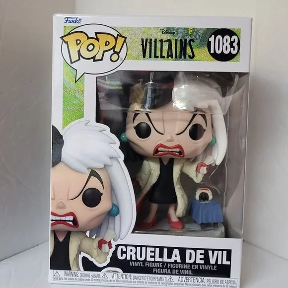 New Funko Pop! Disney: Villains -‎ Cruella de Vil 1083