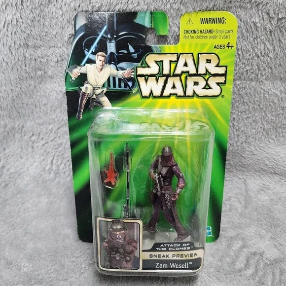 Star Wars Power of The Jedi Sneak Preview Zam Wesell Action Figure