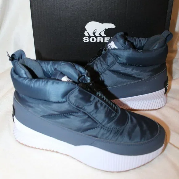NIB‎ SOREL WOMEN'S PUFFER ZIP UP WINTER SNEAKER BOOTS