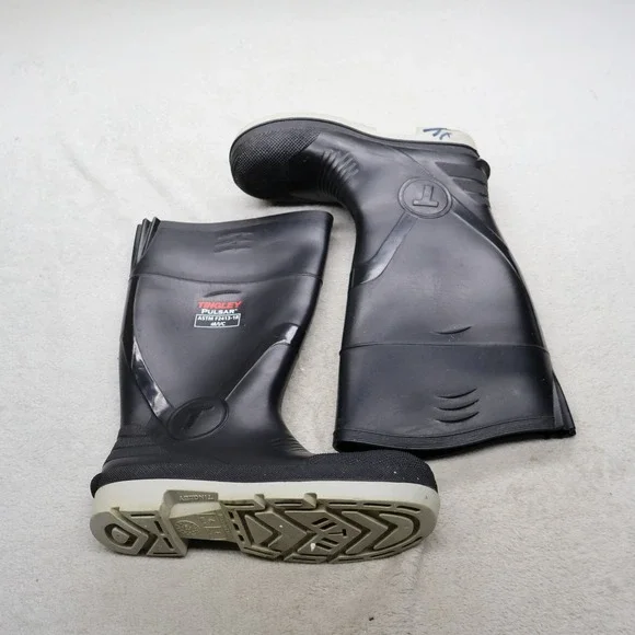 Tingley Pulsar Unisex M4 W6 Rain Boots Black Slip Resistant Waterproof Utility