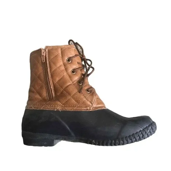 Stevies Quilted Fleece Lined Duck Boots Size‎ 5