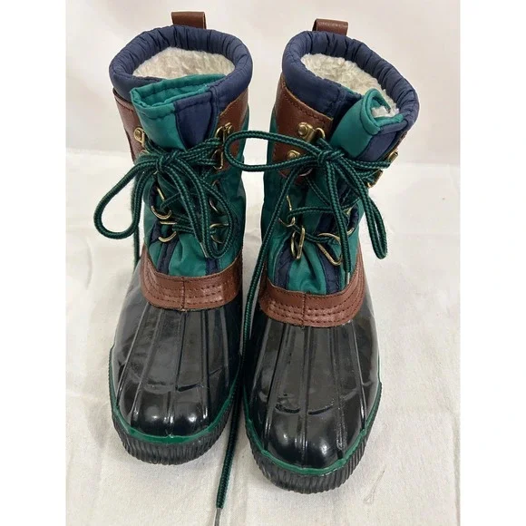 Sports‎ Treds Green Snow Duck Boots Thinsulate Women's Size 7