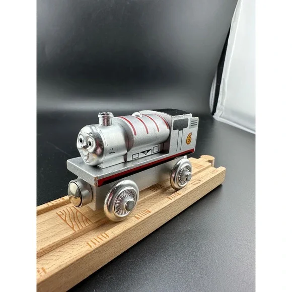 Learning Curve Thomas Wooden Railway Percy‎ 60th Anniversary Silver Train 2003