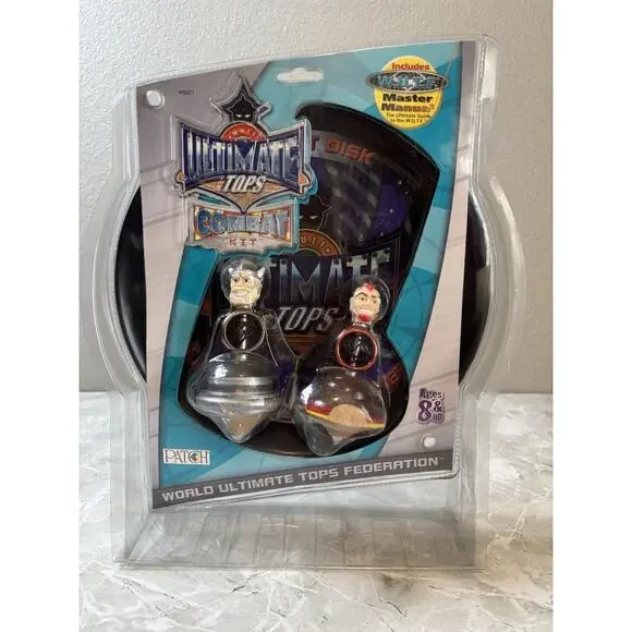 W.U.T.F. World Ultimate Tops Federation Ultimate Tops Combat Kit 2 Pack NOS 1999