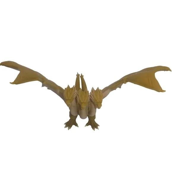 Bandai Movie Monster Series King Ghidorah‎ 2019 Godzilla Vinyl Figure Gold Kaiju
