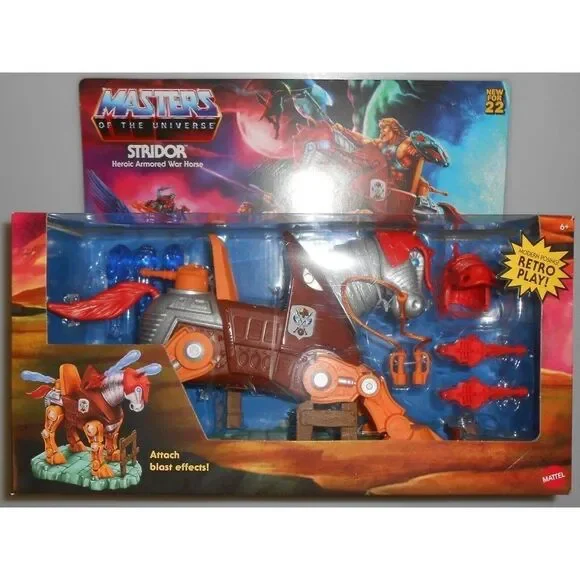 Masters Of The Universe Origins Stridor Heroic Armored War Horse 2022 Mattel NEW