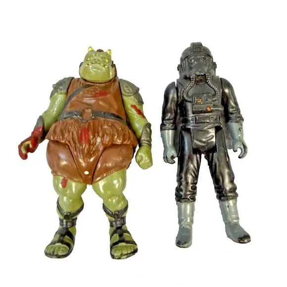 Vintage 1983 Kenner Star Wars Kenner Gamorrean‎ Guard and TIE Fighter Pilot