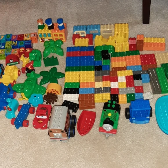 Assorted Lego Duplo Building Blocks