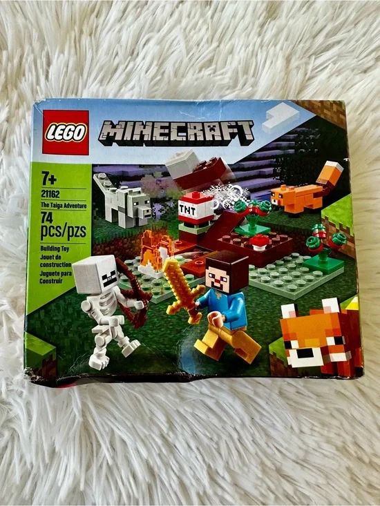LEGO Minecraft 21162 The Taiga Adventure Retired New Sealed Building Set 74 Pc