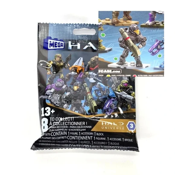 Mega Construx Halo Universe Series 3 Spartan CQB 61TC Mini Figure Sealed Bag