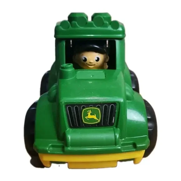 John Deere Mega Bloks Big Blocks Lil’ Tractor Toy Green/Yellow