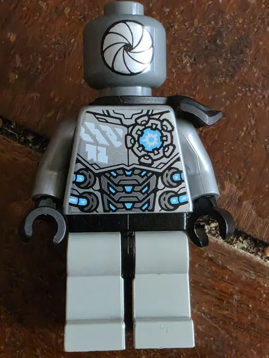 LEGO Silver Cyborg Torso Minifigure