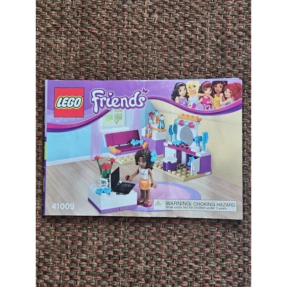 LEGO FRIENDS: Andrea's Bedroom (41009). Complete Set with Instruction. No Box.