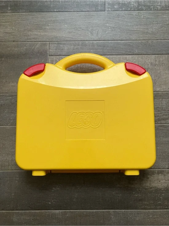 Lego Yellow Carry Case with Red Latches