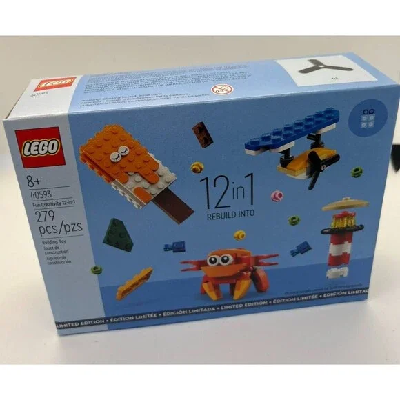 LEGO 40593 Fun Creativity 12-in-1 Set 279pcs New exclusive gift 1717
