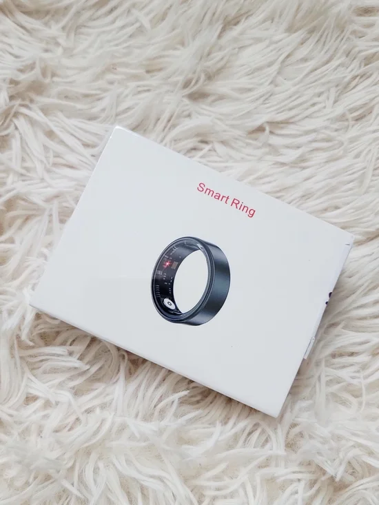 New Silver Smart Ring Fitness Tracker - Sz 11