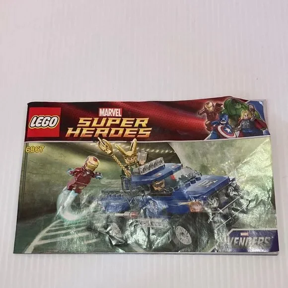 LEGO 6867 Marvel Super Heroes Avengers Booklet manual only‎