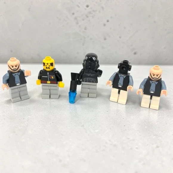 VTG LEGO Star Wars Minifigures Lot TIE Fighter Pilot Imperial Crew Figure Hasbro