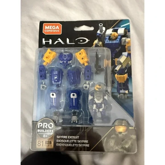 HALO SKYFIRE EXOSUIT Figure GLB73 New Mega‎ Construx HALO Pro Builder (81 PCS)